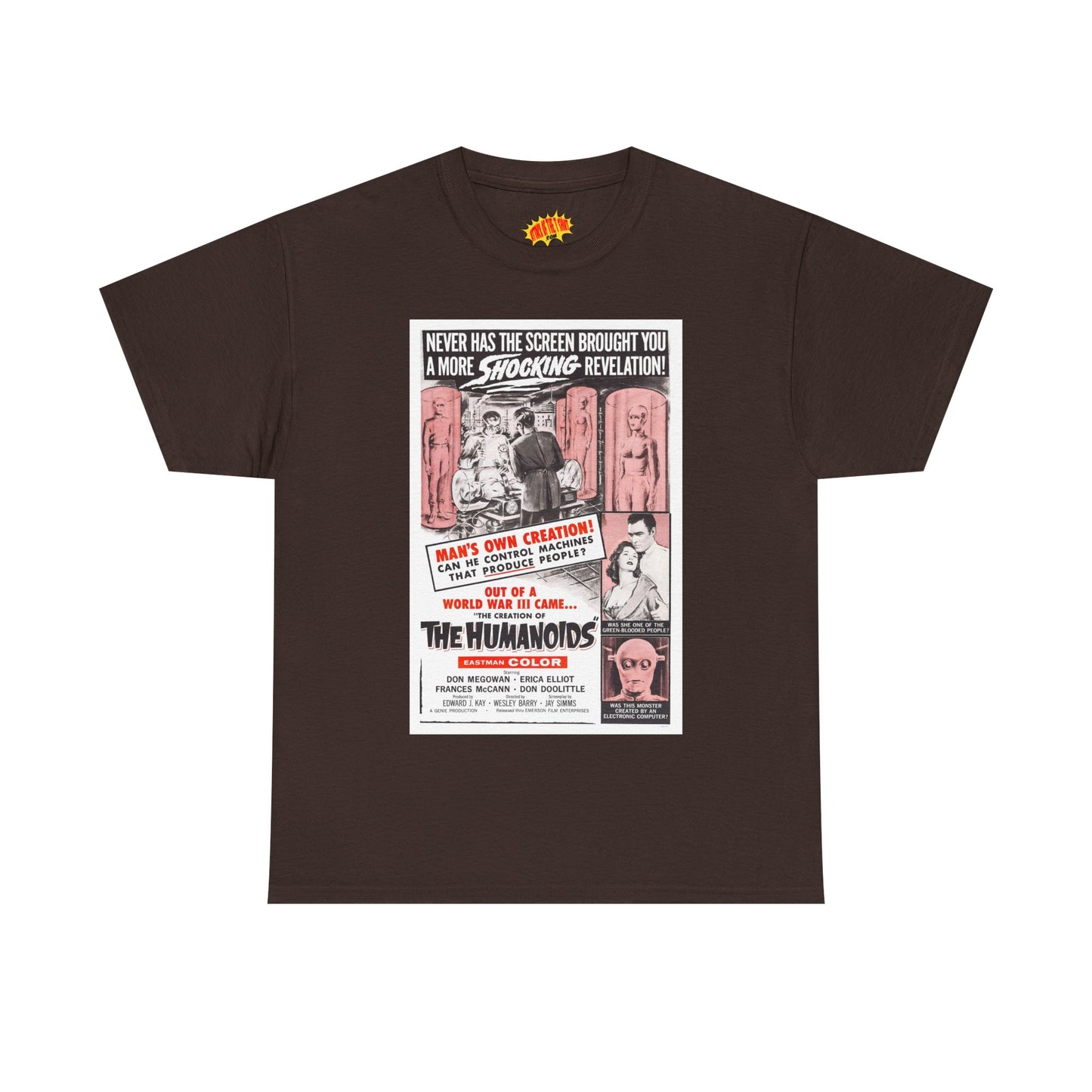 The Creation of the Humanoids Movie Poster T-Shirt *Multiple Colors*