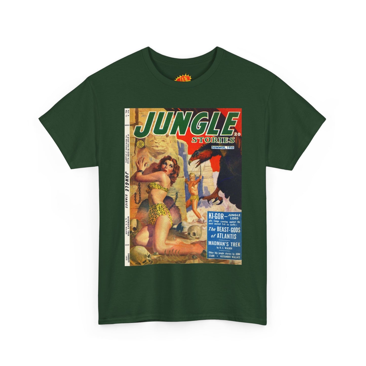 Jungle Stories Summer 1950 Comic Tee Shirt *Multiple Colors*
