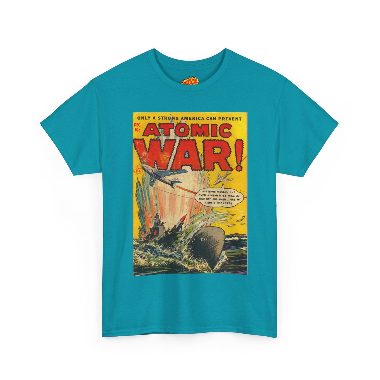 Atomic War Dec. Comic Tee Shirt *Multiple Colors*