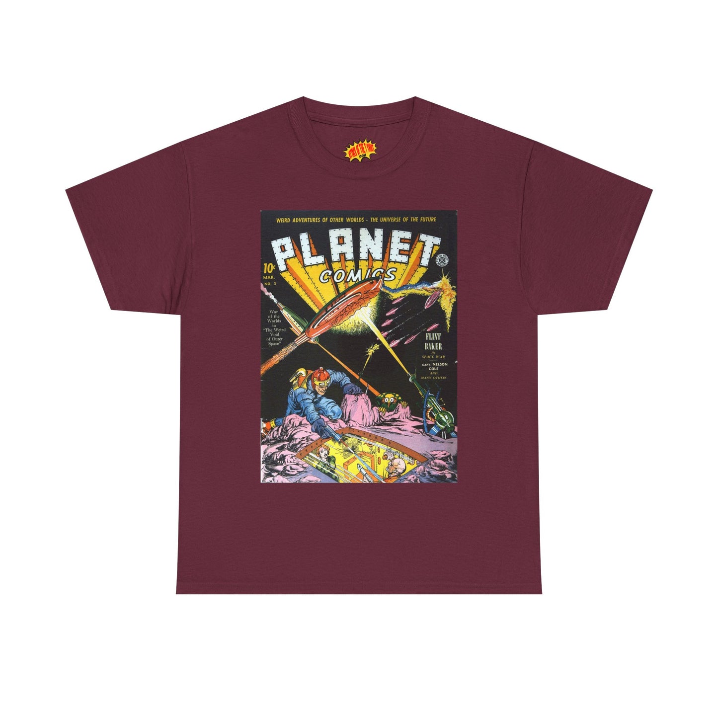 Planet Comics #3 - Heavy Cotton Tee *Dark Colors*