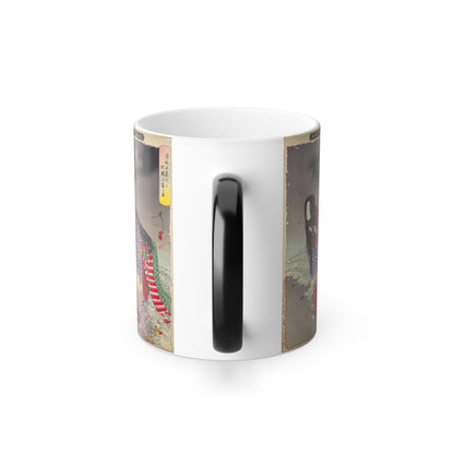 Kiyohime Changing into a Serpent Color Morphing Mug, 11oz