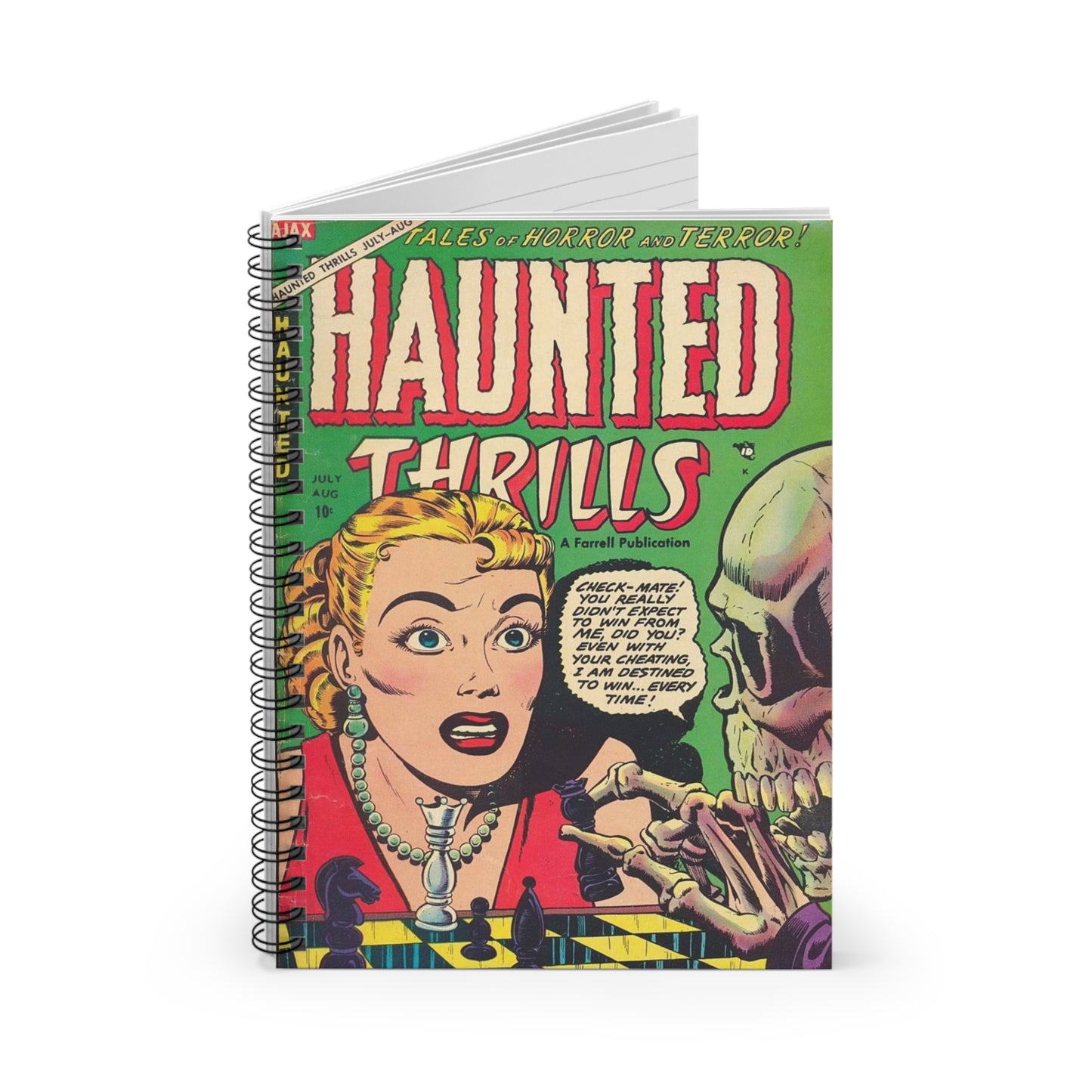Haunted Thrills July - August Comic Cover Notebook