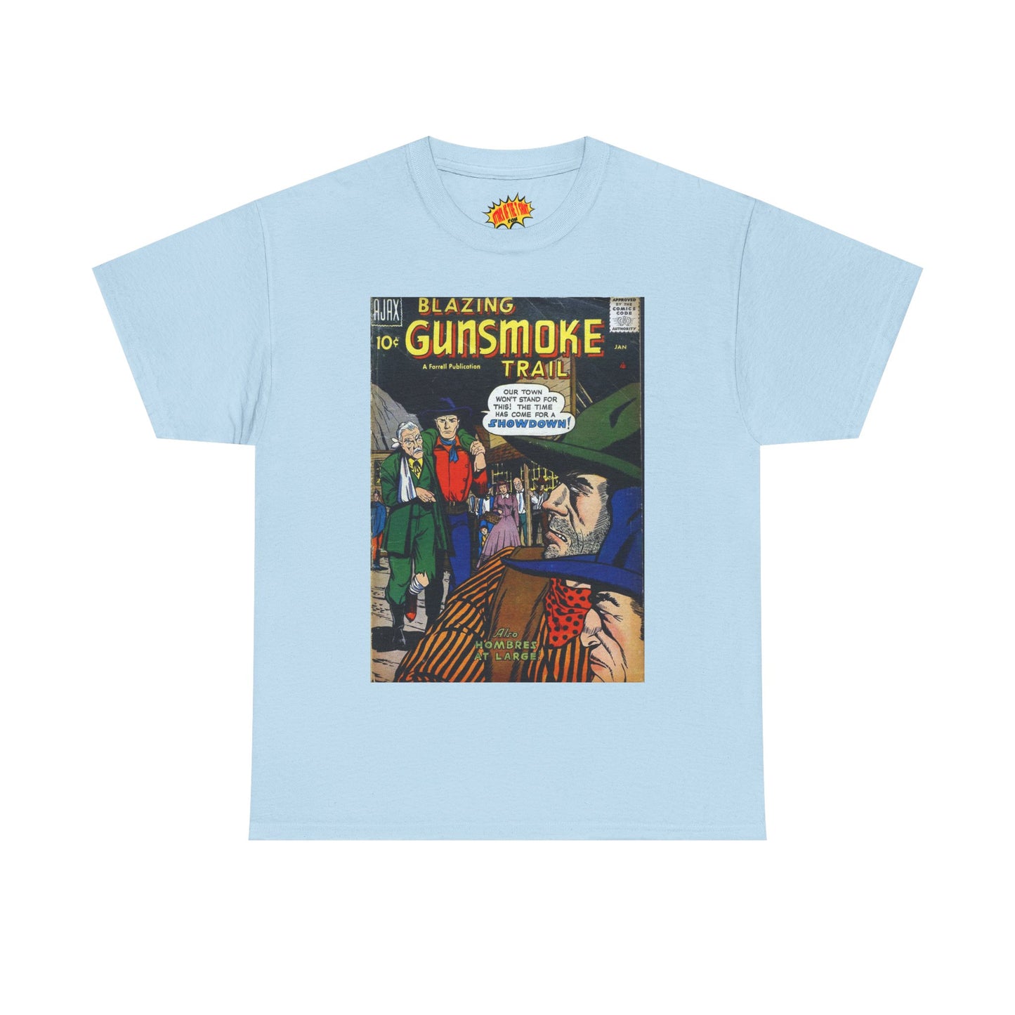 Gunsmoke Trail January Comic Tee Shirt *Multiple Colors*