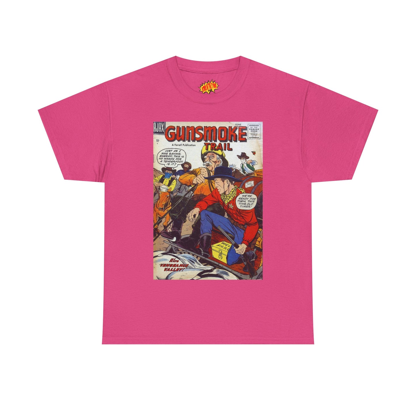 Gunsmoke Trail June Comic Tee Shirt *Multiple Colors*