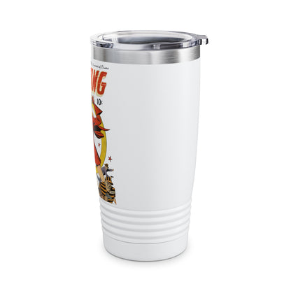 Exciting Comics #53 feat. Miss Masque Ringneck Tumbler - 20oz