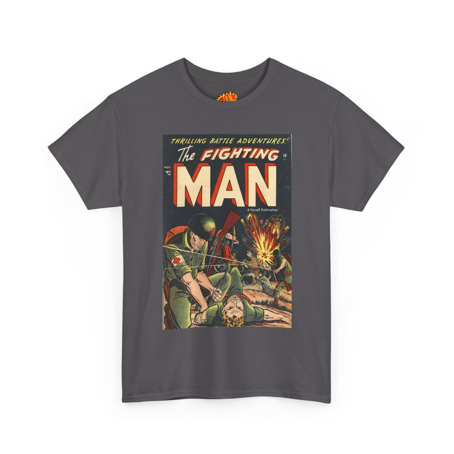 The Fighting Man November Comic Tee Shirt *Multiple Colors*