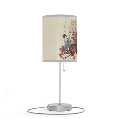 Flower Cart by Chikanobu Japanese Lamp Many Colors Available