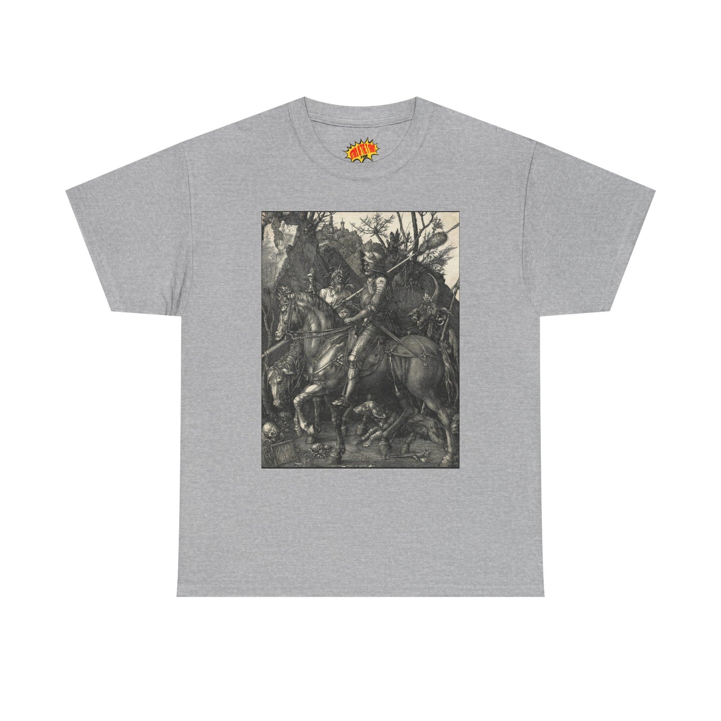 Knight. Death and the Devil - Albrecht Durer. Heavy Cotton Tee Many Colors/Sizes
