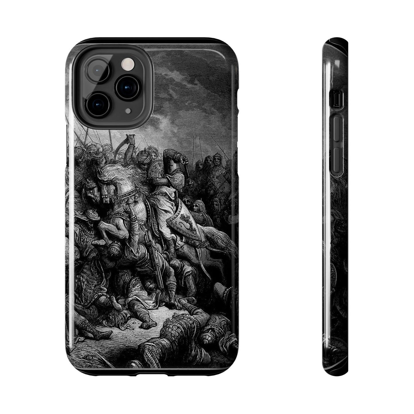 Richard and Saladin by Gustave Dore iPhone Case *Many Sizes Available*