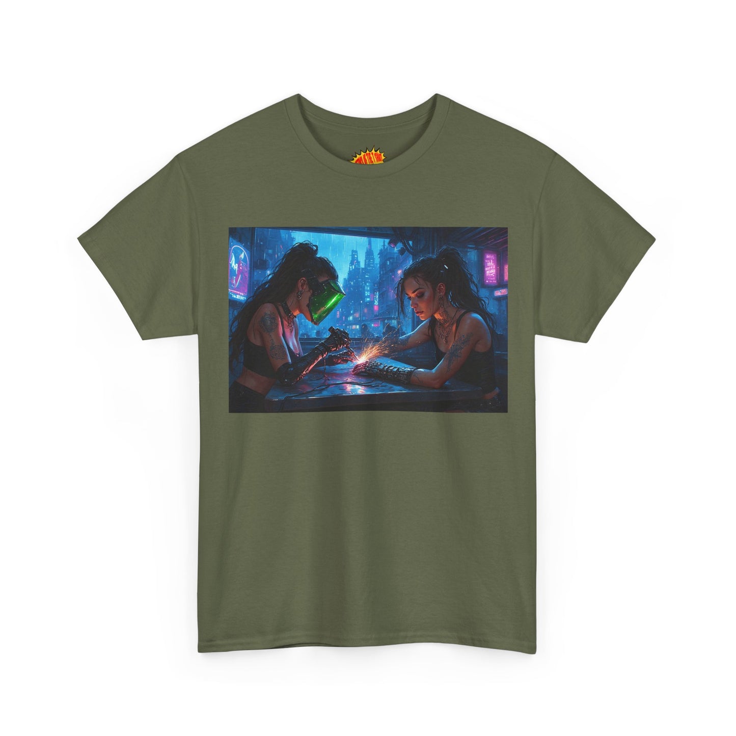 Cyberpunk Hand Repair Scene T-Shirt *Multiple Colors*