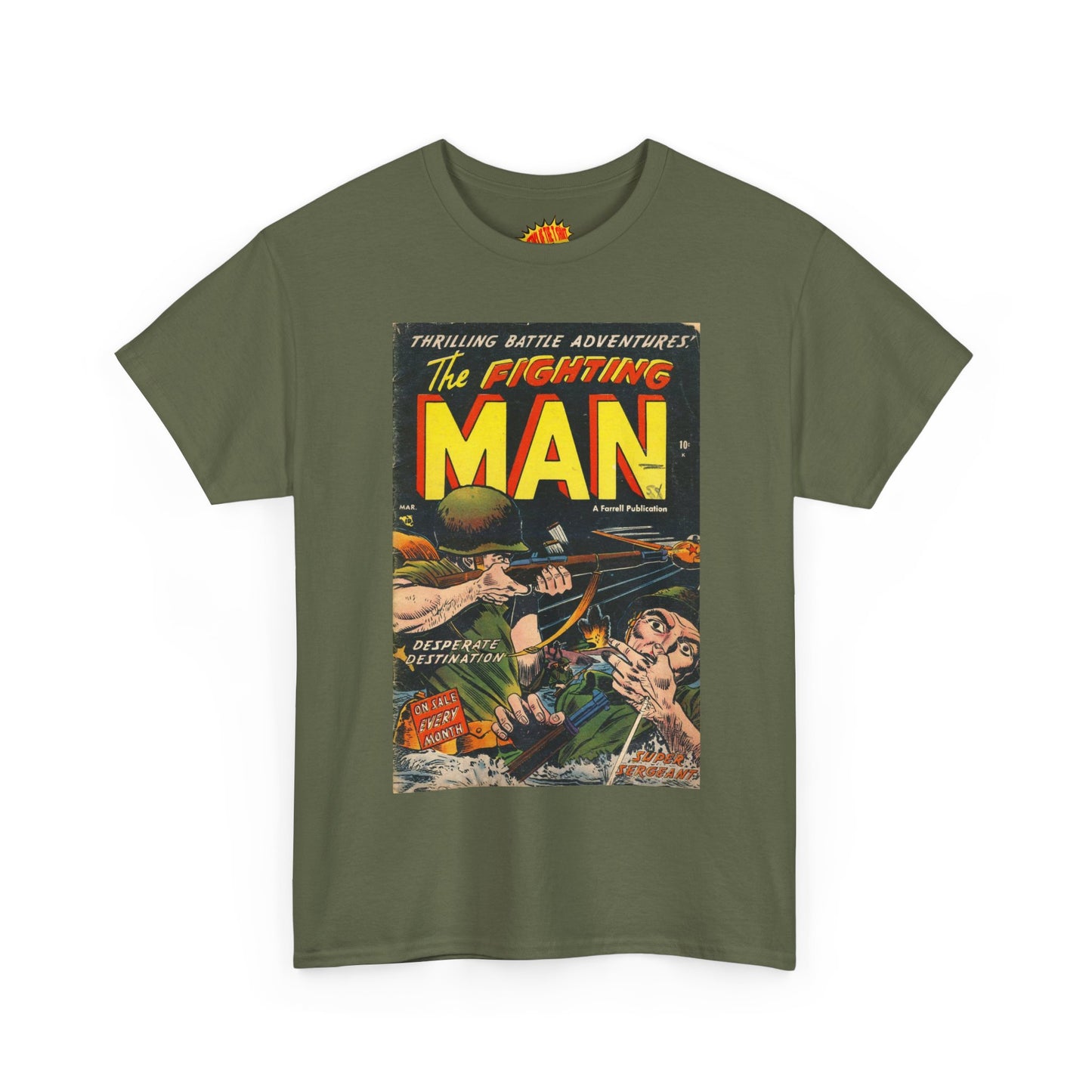 The Fighting Man March Comic Tee Shirt *Multiple Colors*