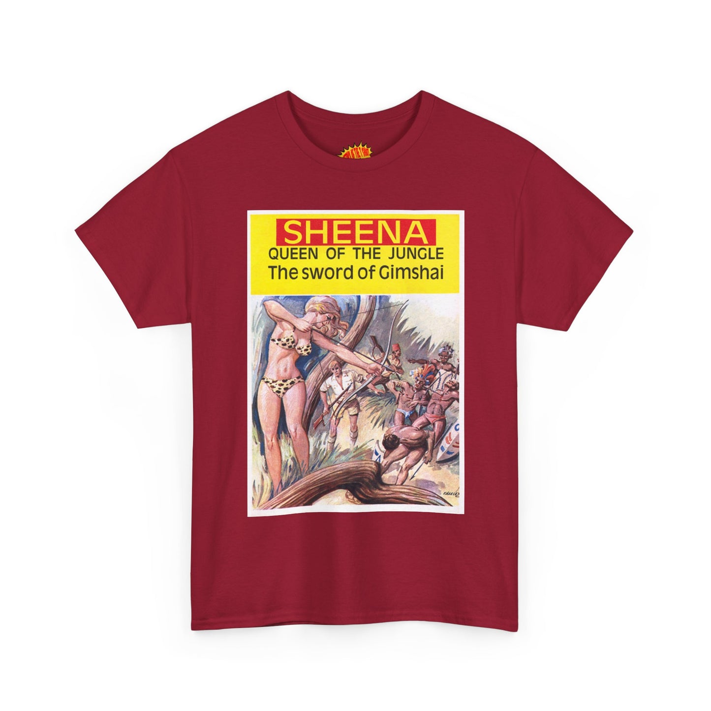 Sheena Queen of the Jungle Comic Tee Shirt *Multiple Colors*