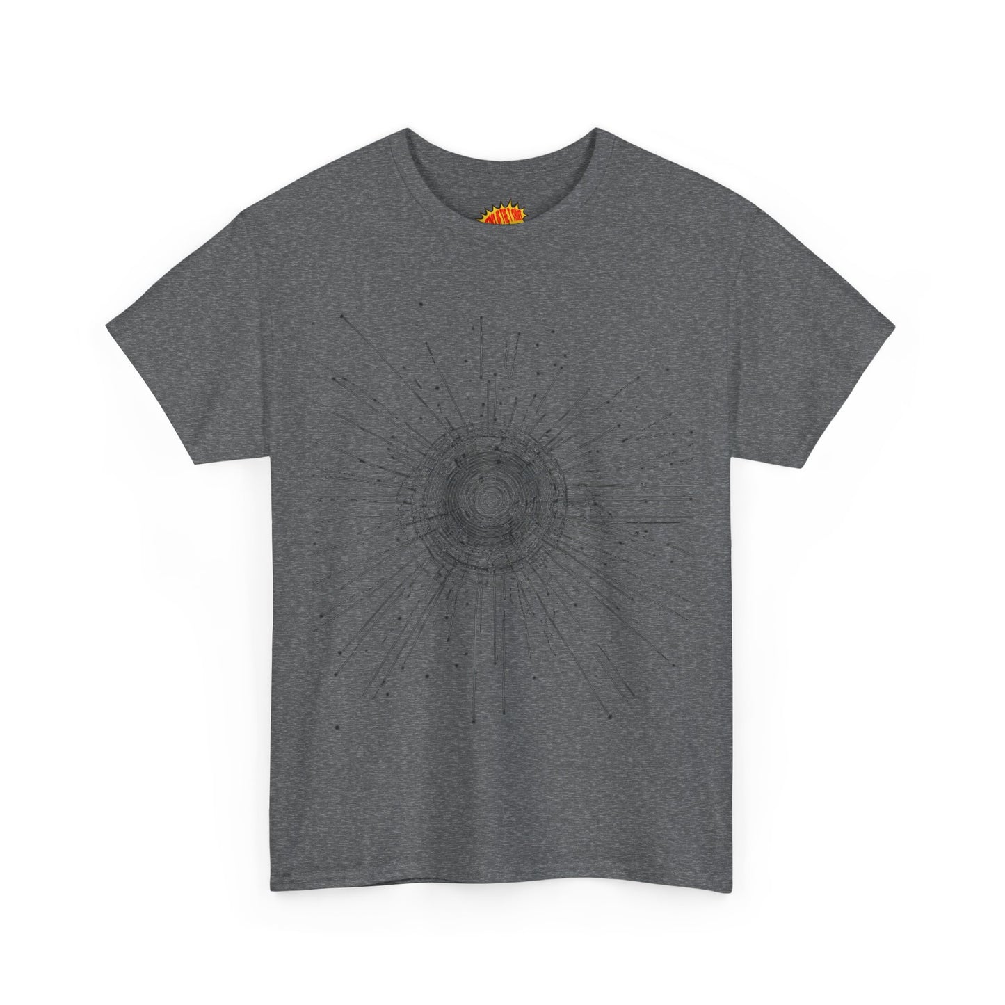 Circle Line Drawing Graphic Art Tee Shirt *Multiple Colors*
