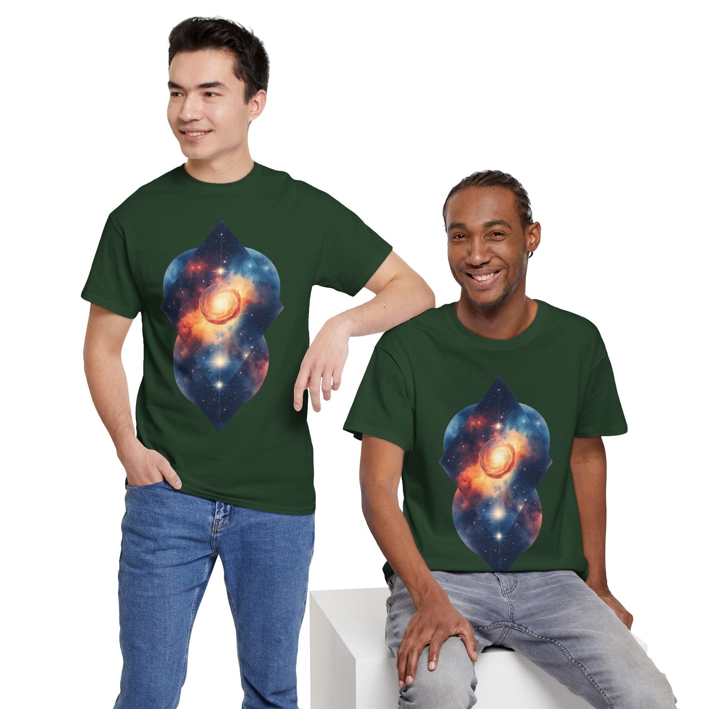 Double Diamond Nebula Graphic Space Art Tee Shirt *Multiple Colors*