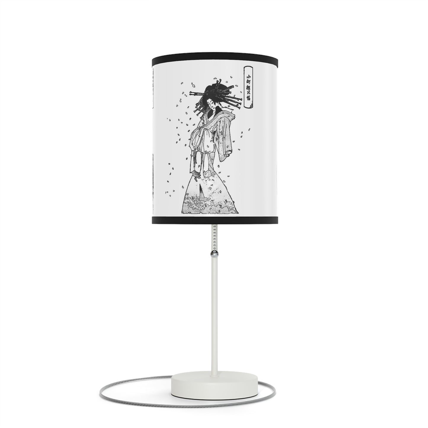 Japanese Woodcut Lamp