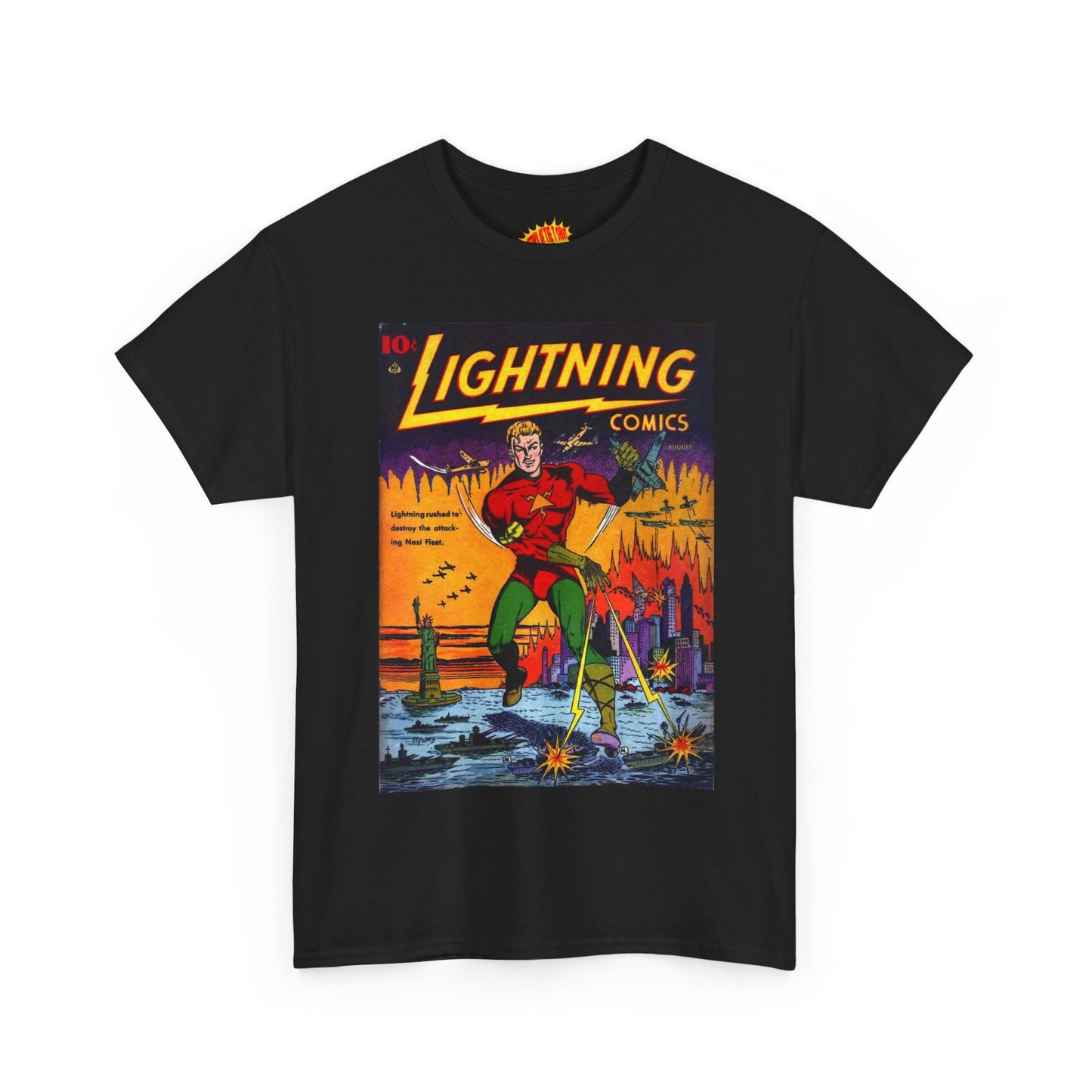 Lightning Comics August Comic Tee Shirt *Multiple Colors*