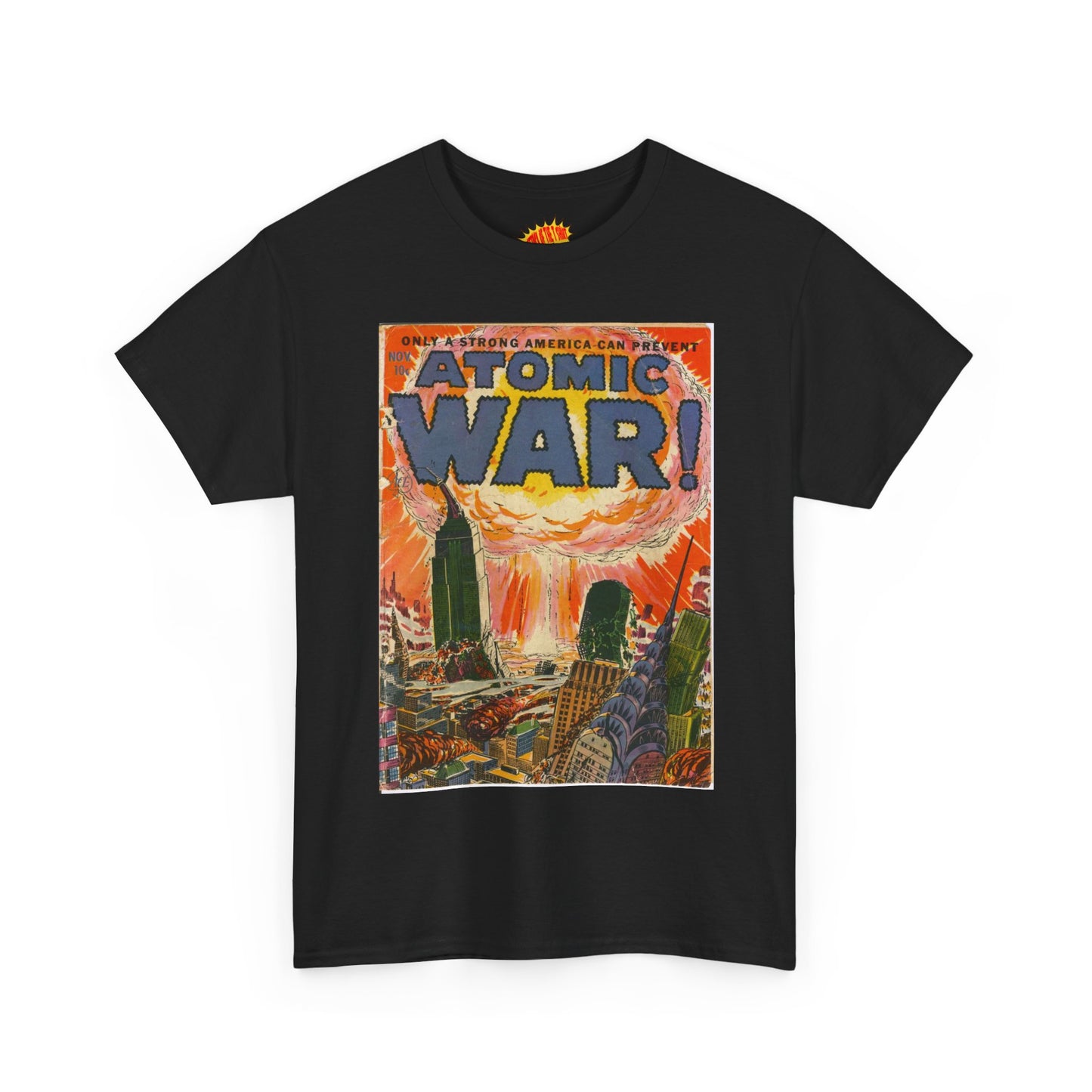 Atomic War Nov. Comic Tee Shirt *Multiple Colors*