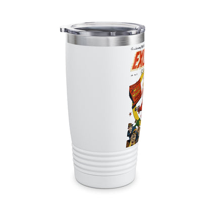 Exciting Comics #53 feat. Miss Masque Ringneck Tumbler - 20oz