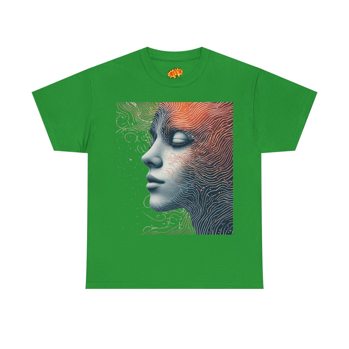 Graphic Art Face Tee Shirt *Multiple Colors*