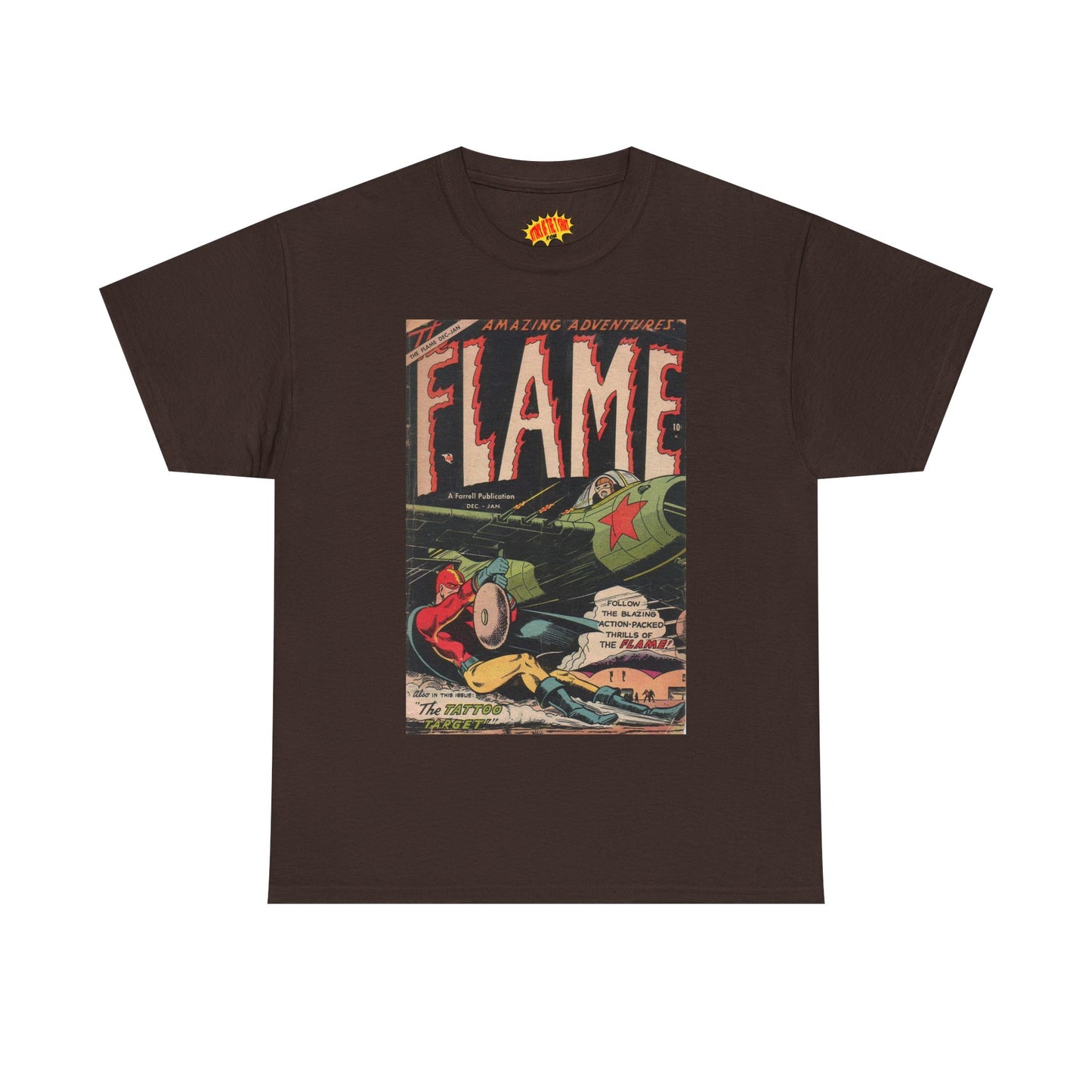 The Flame December - January Comic Tee Shirt *Multiple Colors*