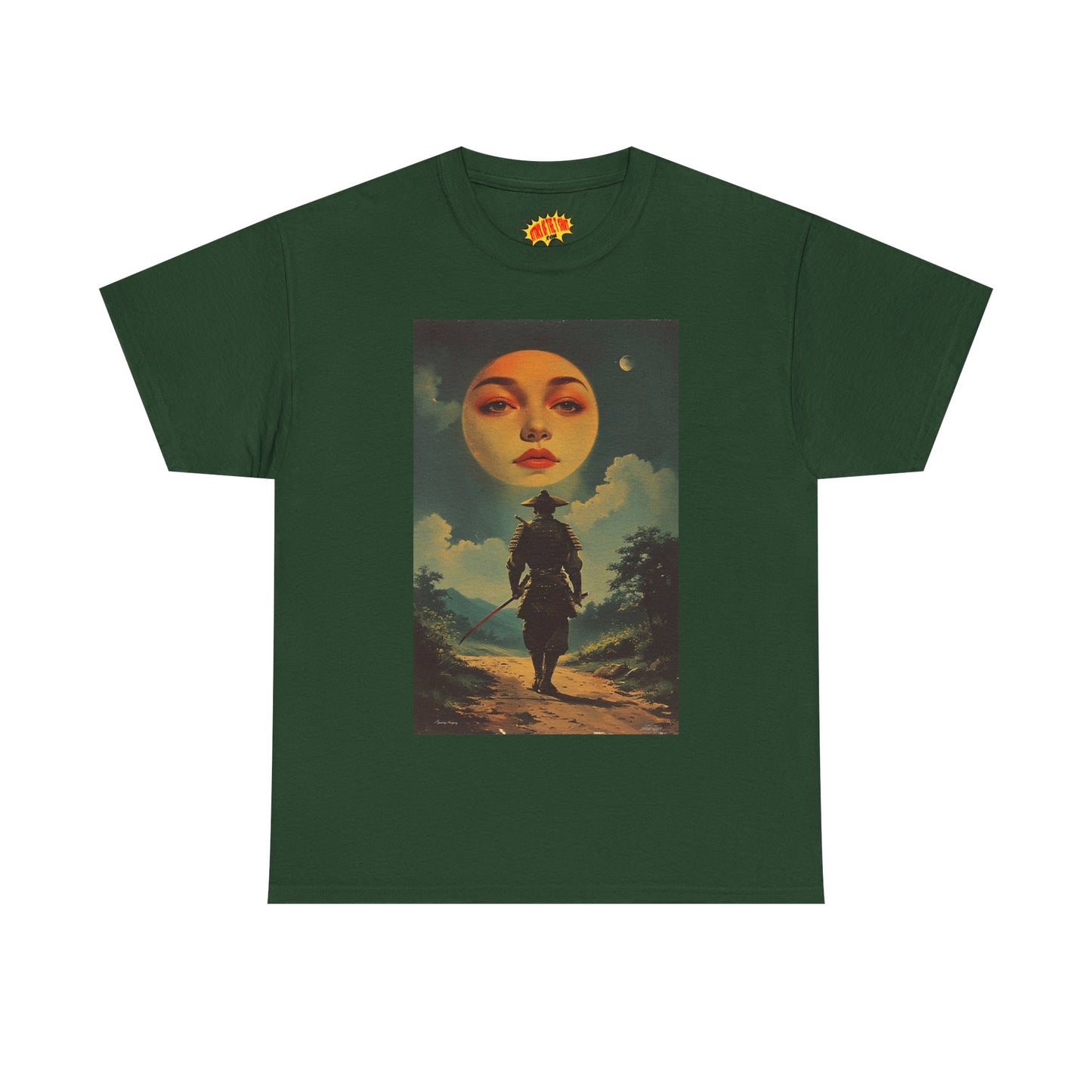 Walking Samurai w/Blood Moon Face T-Shirt *Multiple Colors*
