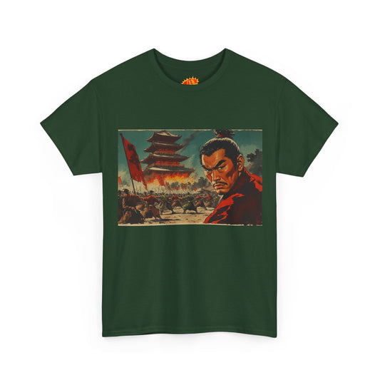 Samurai Battle Scene Vintage Style T-Shirt *Multiple Colors*