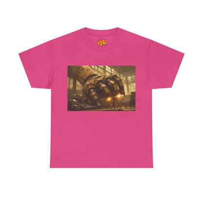 Anime Factory w/Welder & Mech Robot Hand T-Shirt