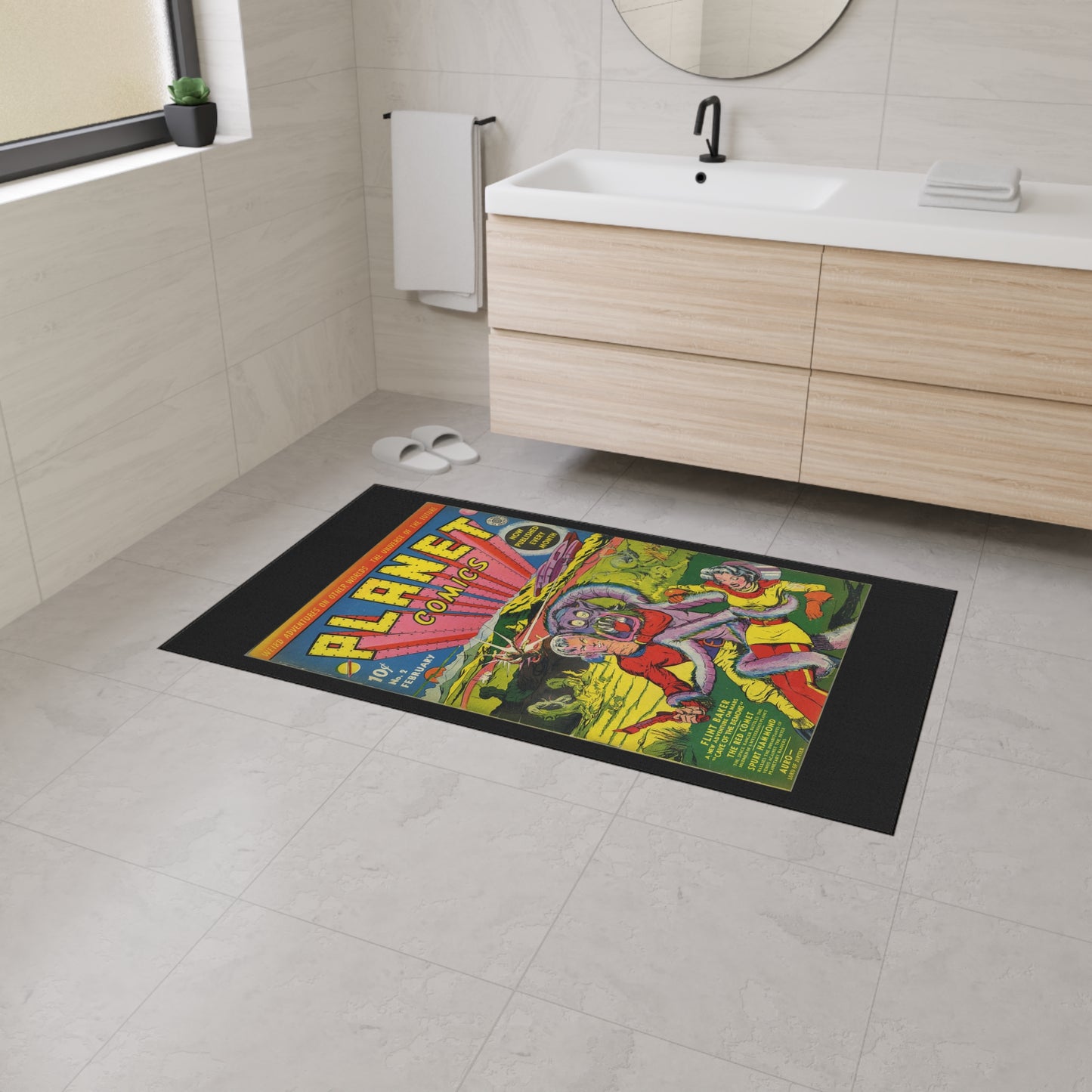 Planet Comics #2 Heavy Duty Floor Mat