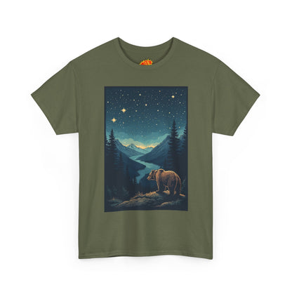 Grizzly Bear Night Scene T-Shirt