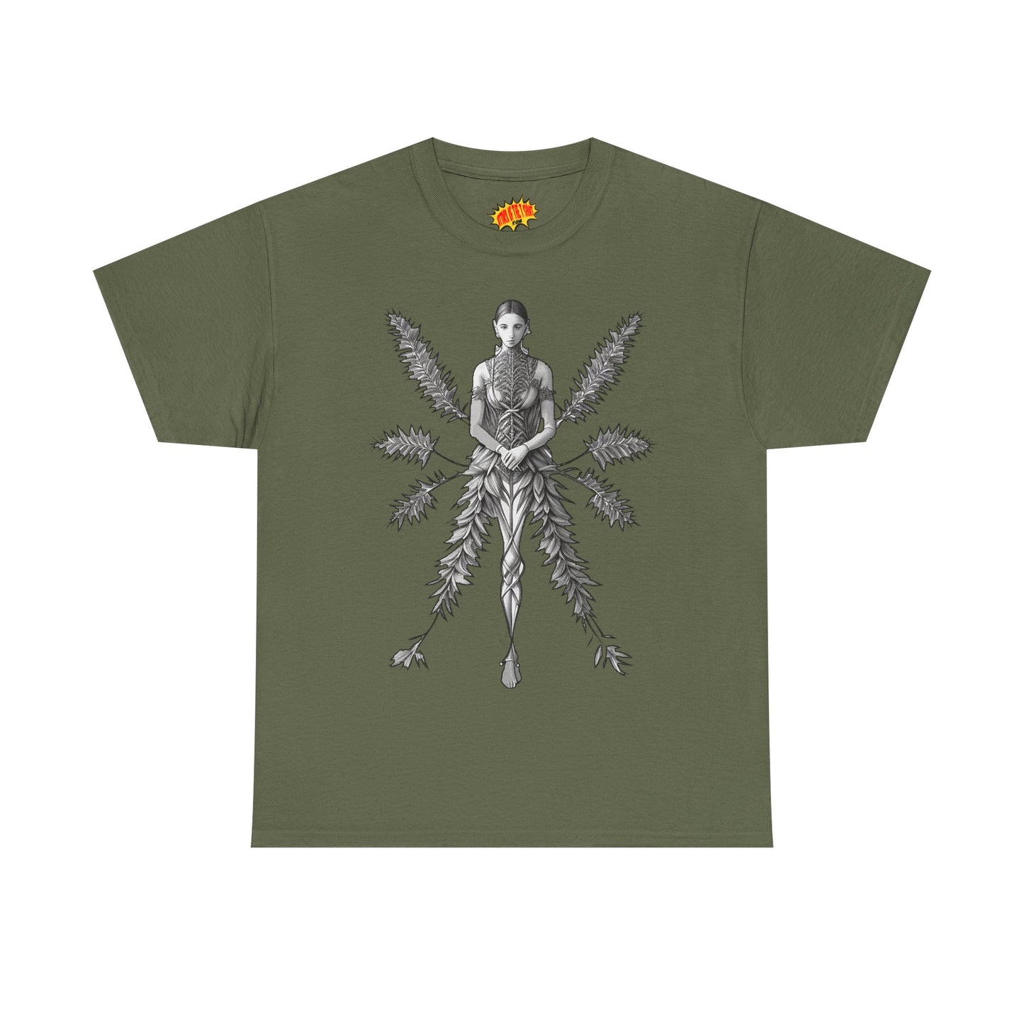 Plant Woman Abstract Tee Shirt *Multiple Colors*