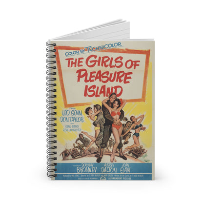 The Girls of Pleasure Island - Vintage Movie Poster Notebook
