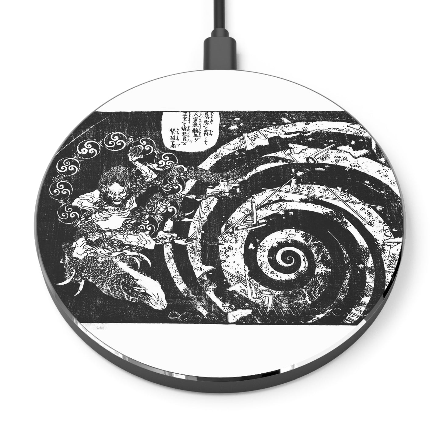 Destruction by Hokusai Wireless Charger