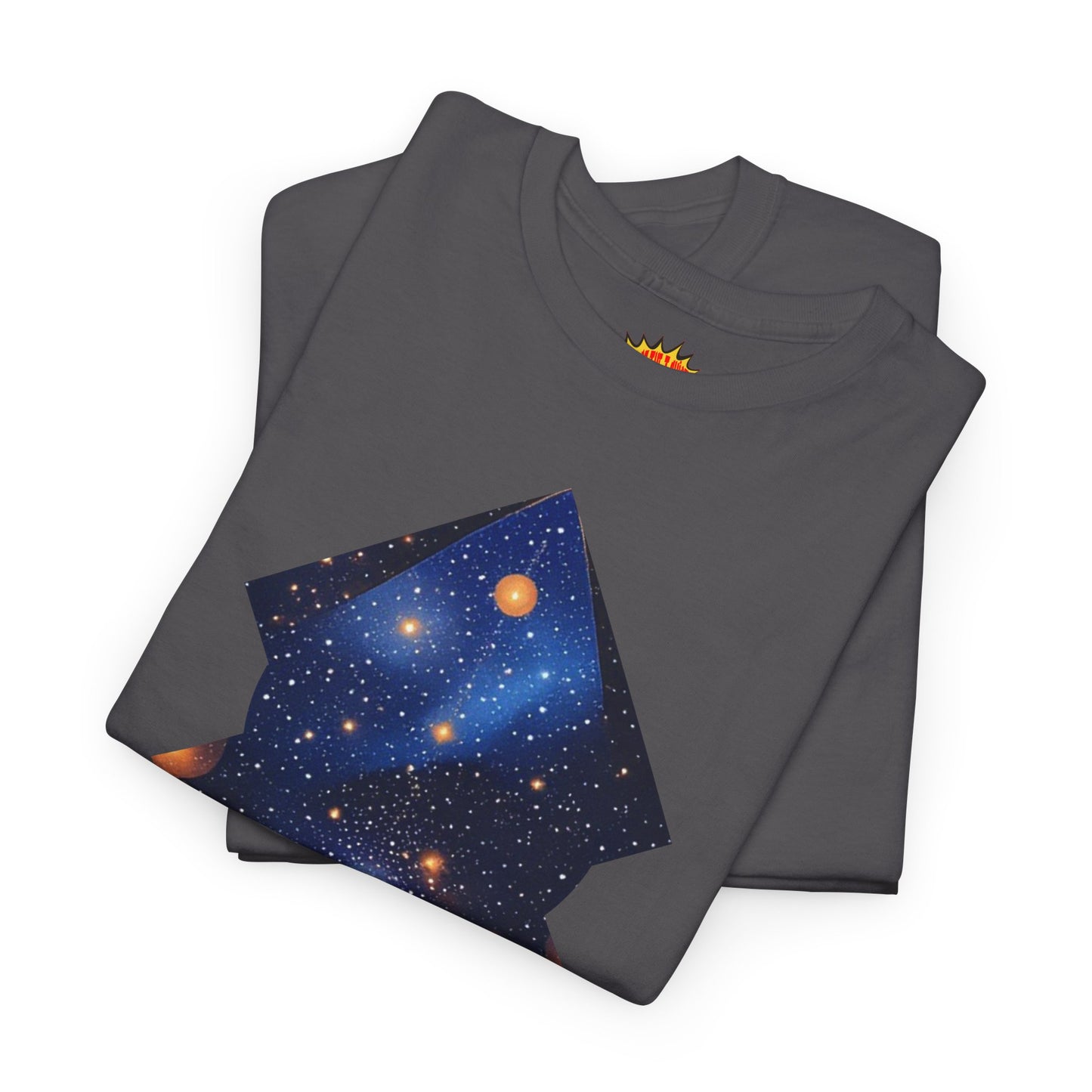 Geometric Shaped Galaxy Graphic Space Art Tee Shirt *Multiple Colors*