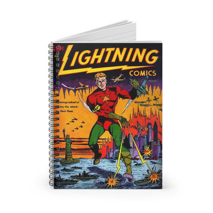 Lightning Comics August Spiral Notebook