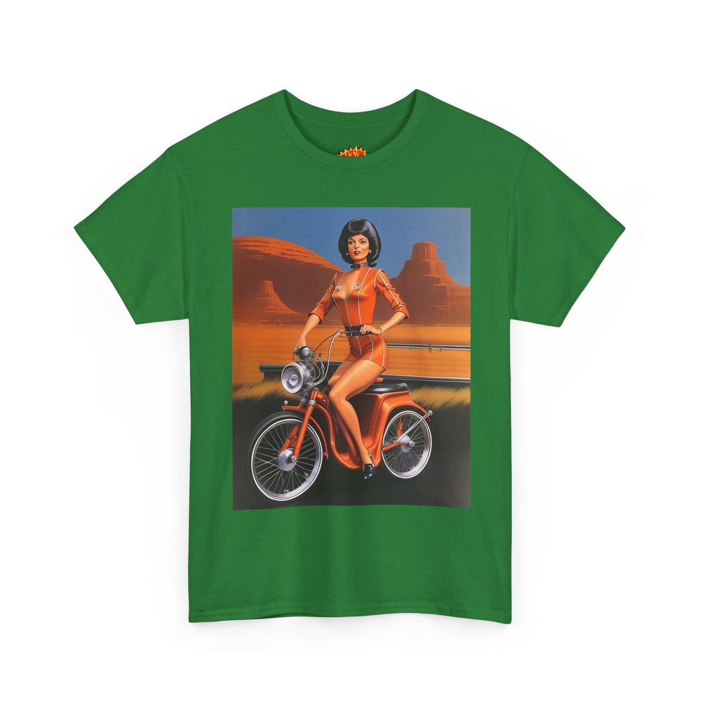 Retro Scooter Lady T-Shirt *Multiple Colors*