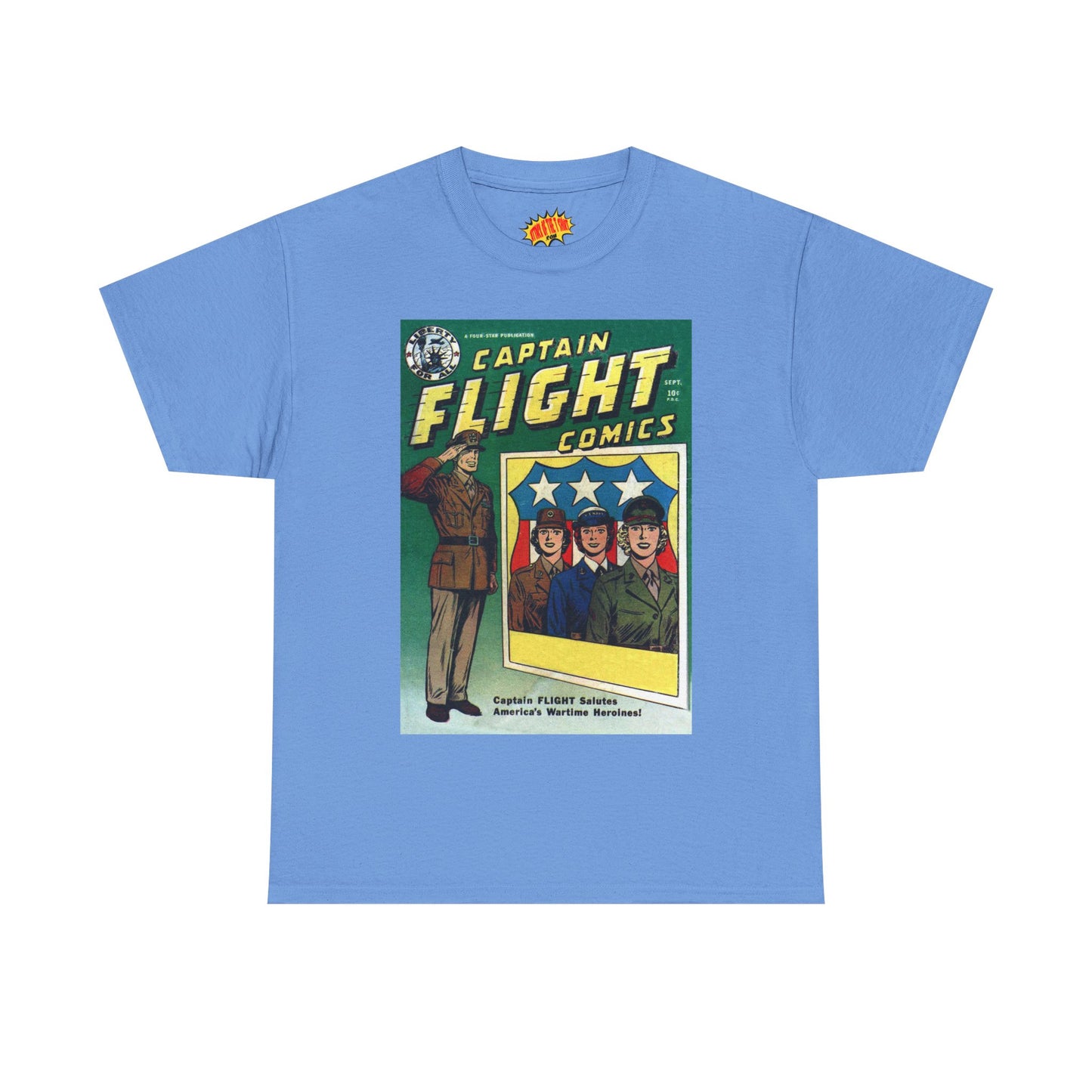 Captain Flight September Comic Tee Shirt *Multiple Colors*