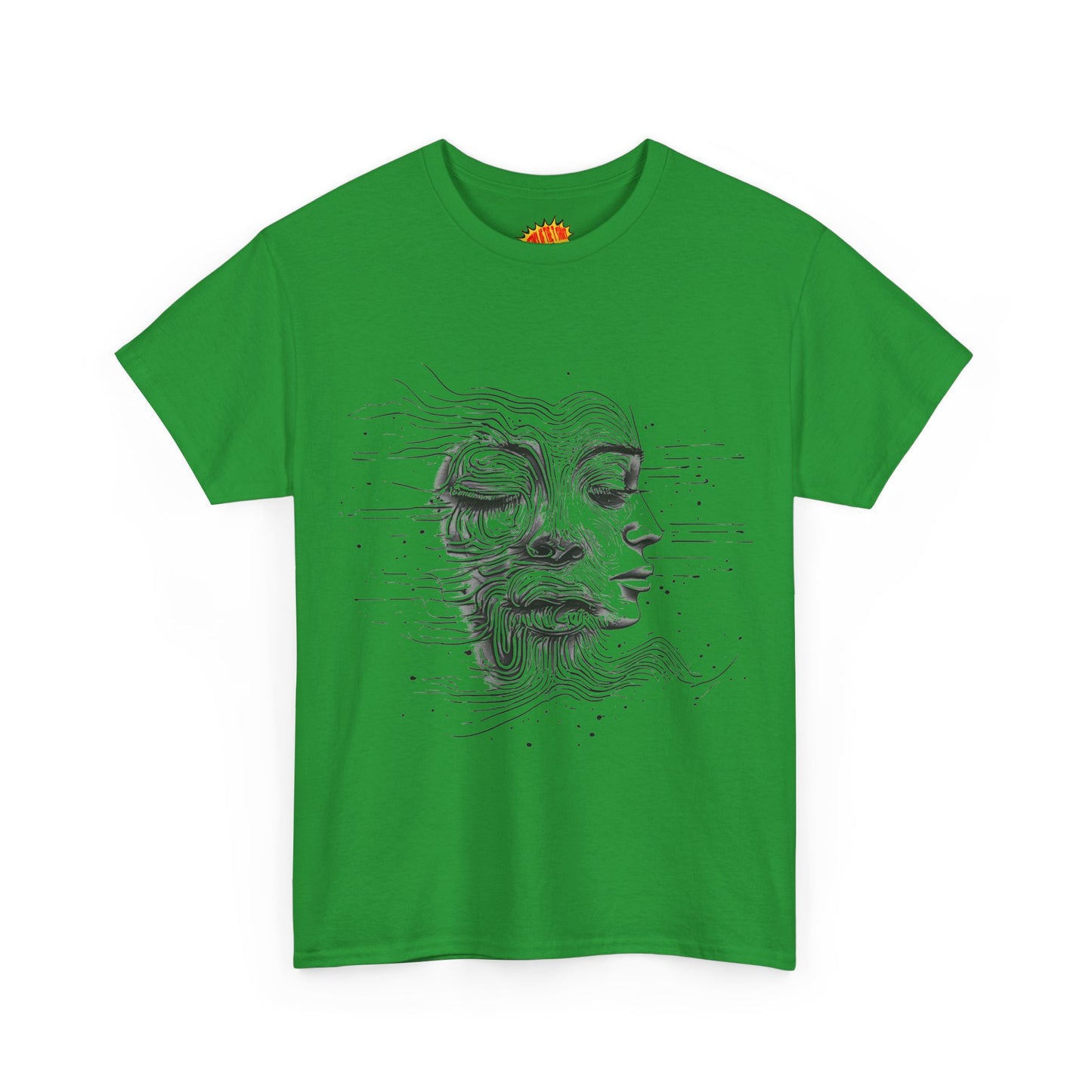 Line Drawing Graphic Art Faces Tee Shirt *Multiple Colors*
