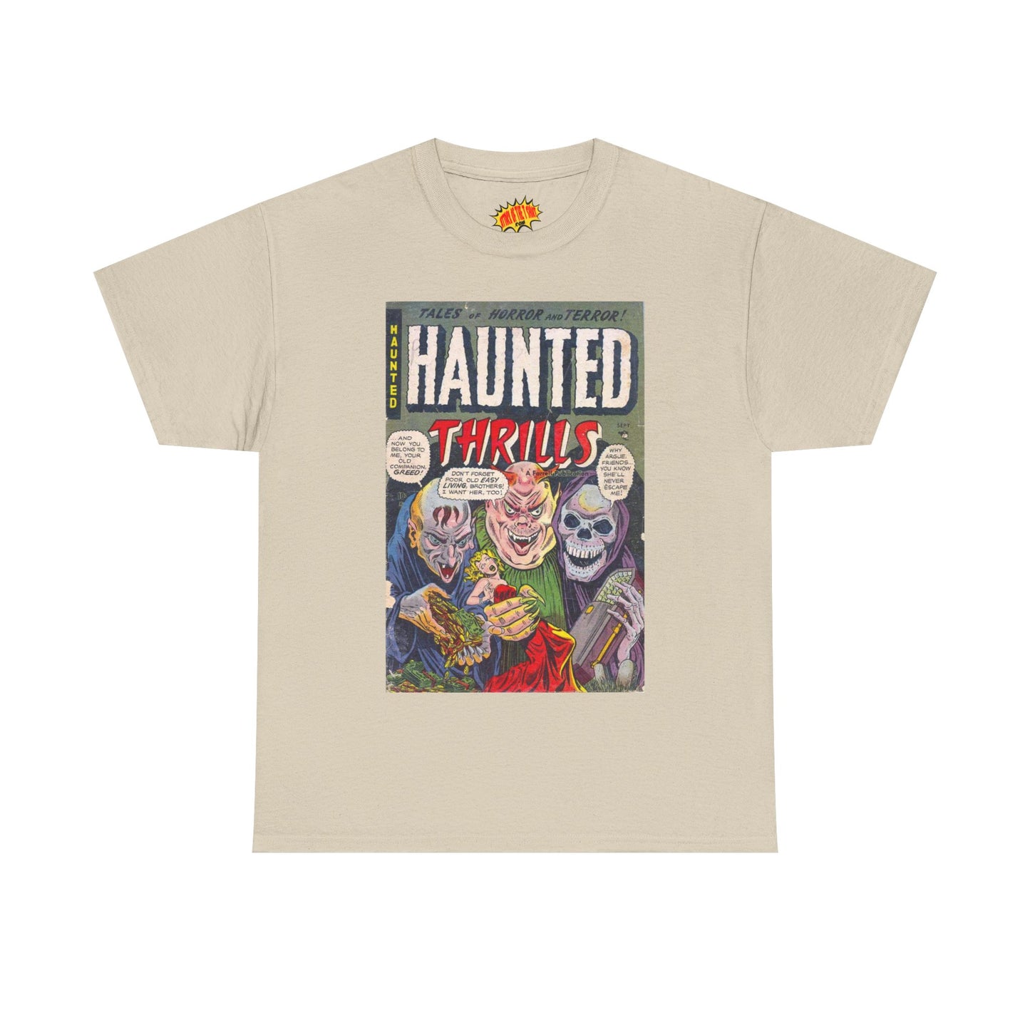 Haunted Thrills September Comic Tee Shirt *Multiple Colors*