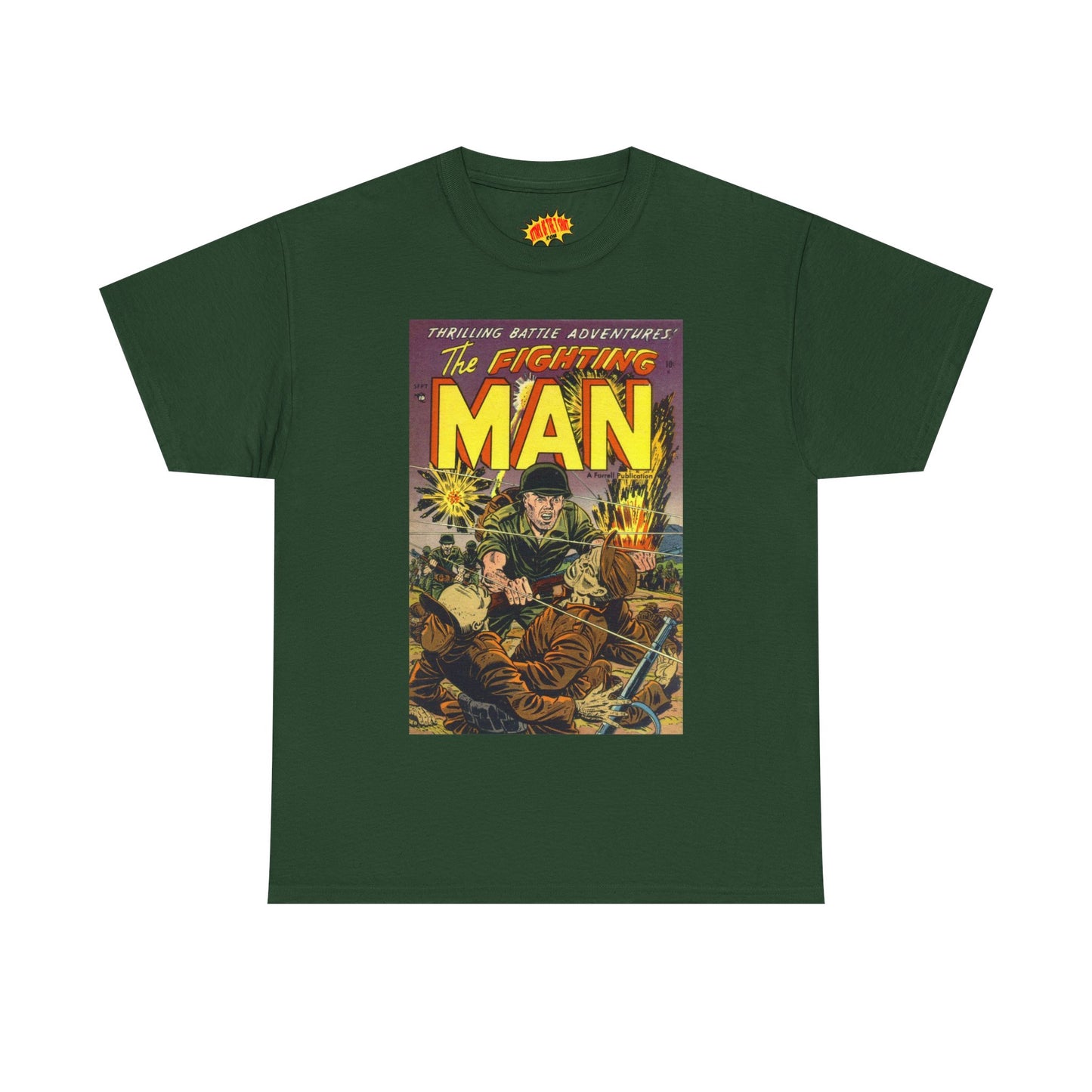 The Fighting Man September Comic Tee Shirt *Multiple Colors*