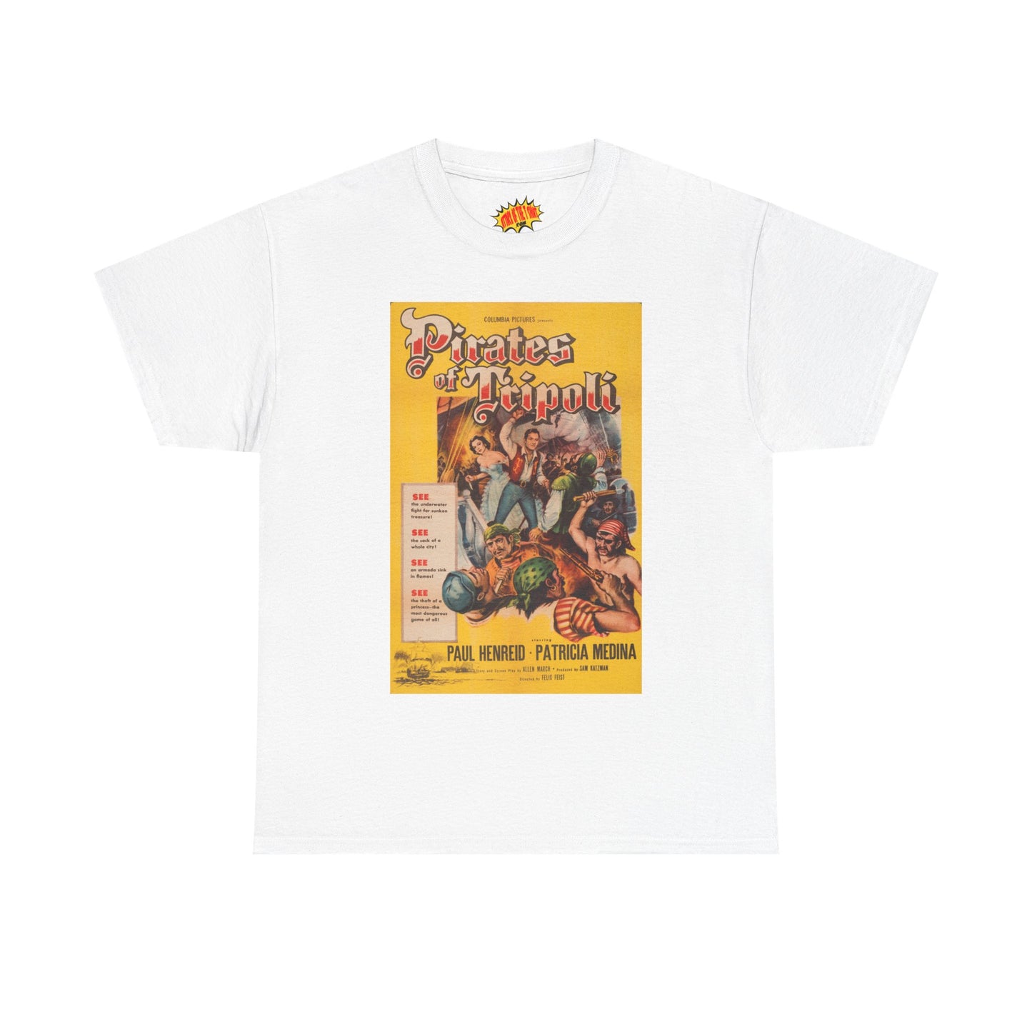Pirates of Tripoli Movie Poster T-Shirt *Multiple Colors*