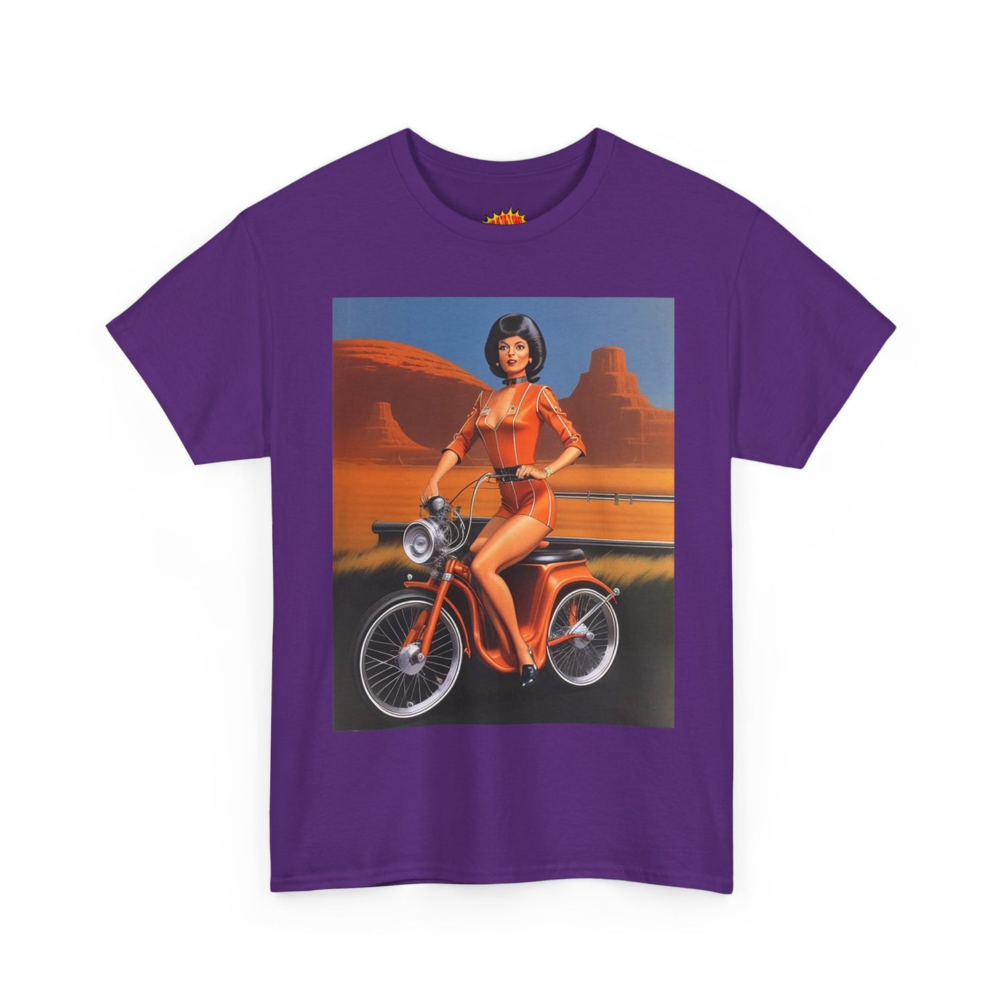 Retro Scooter Lady T-Shirt *Multiple Colors*