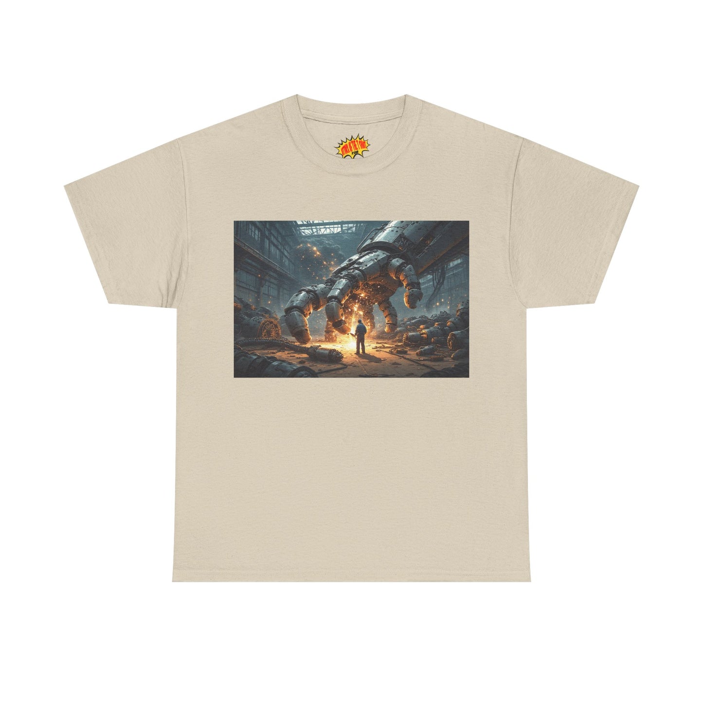 Anime Mech Factory w/Welder & Robot Hand T-Shirt *Multiple Colors*