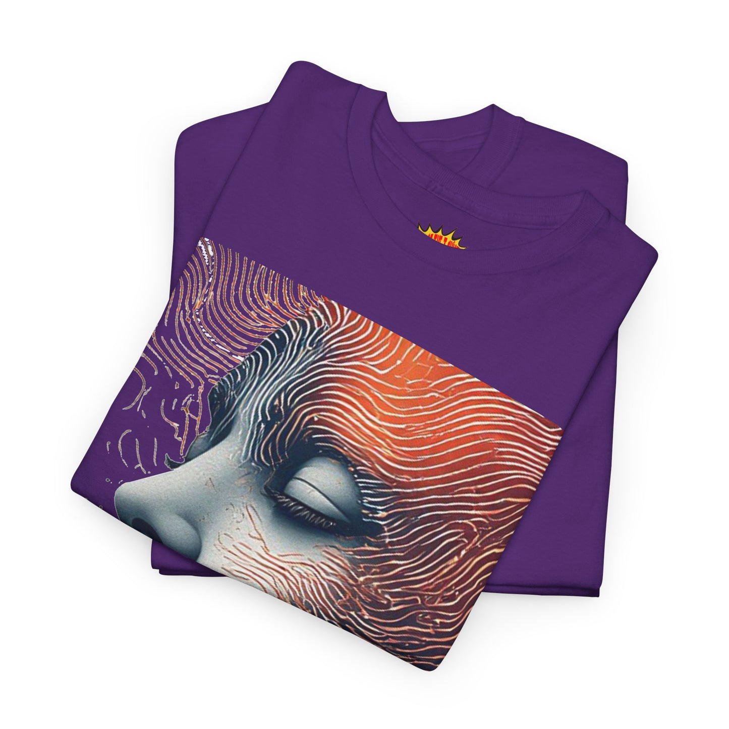 Graphic Art Face Tee Shirt *Multiple Colors*