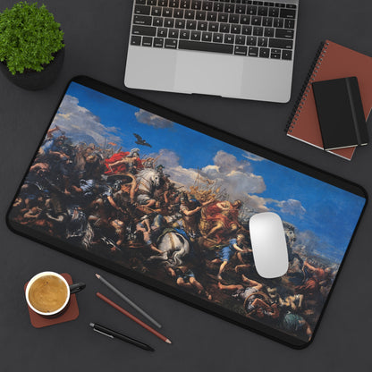 The Battle of Alexander vs Darius Desk Mat/Mousepad