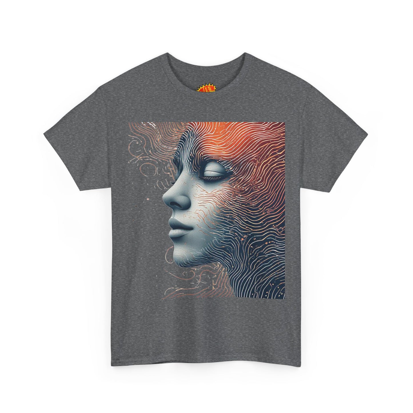 Graphic Art Face Tee Shirt *Multiple Colors*