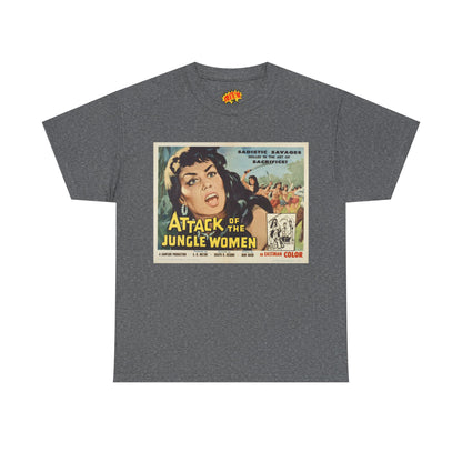 Attack of the Jungle Women Movie Poster T-Shirt