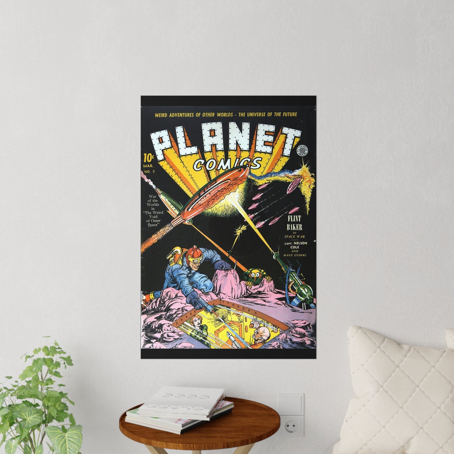 Planet Comics #3 Wall Decals