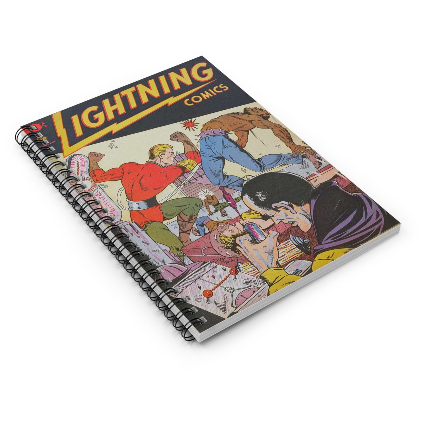 Lightning Comics February Spiral Notebook