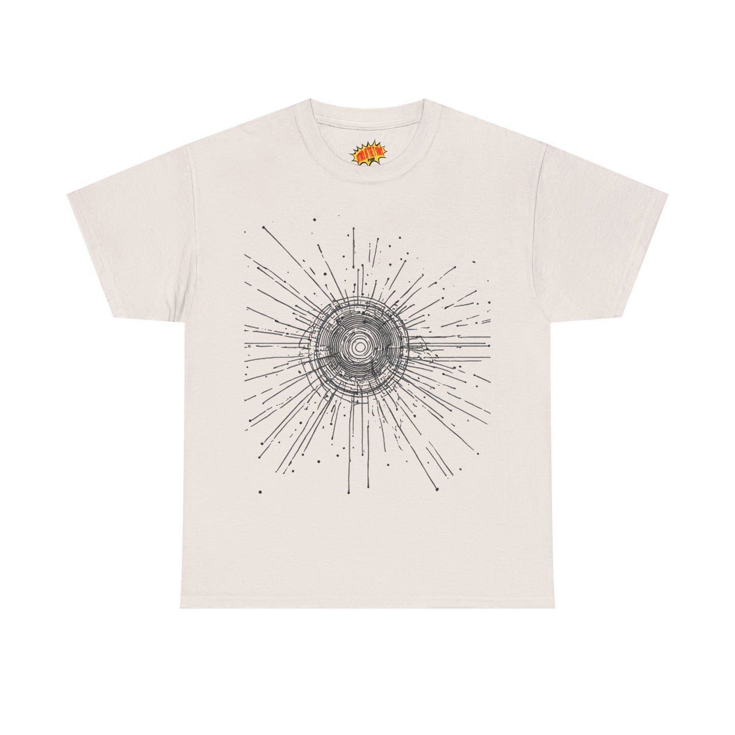 Circle Line Drawing Graphic Art Tee Shirt *Multiple Colors*