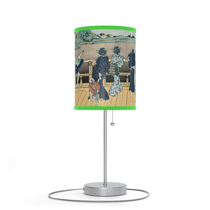 The Sazai Hall by Hokusai Japanese Lamp